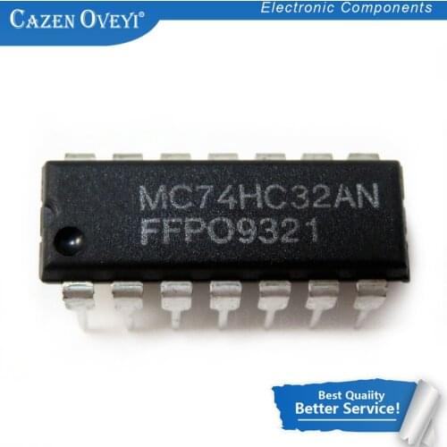 10pcs/lot SN74HC32N MC74HC32AN DIP-14 SN74HC32 DIP 74HC32N 74HC32 In Stock