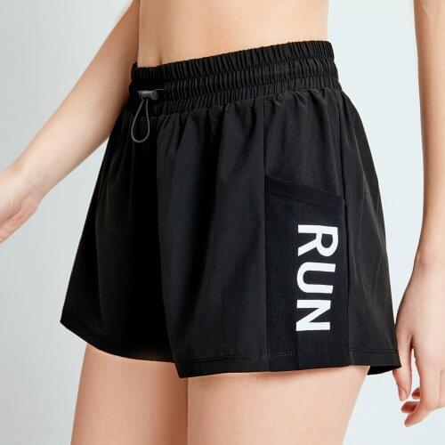 2021 Running Shorts Women 2 In 1 Double-deck Quick Dry GYM Sport Shorts Fitness Jogging Workout Shorts Women Sports Yoga Shorts