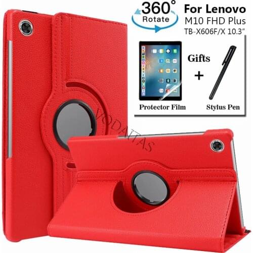 360 Rotating Case for Lenovo Tab M10 Plus Case 10.3 Inch X606 for Lenovo Tab M10 FHD Plus TB-X606F TB-X606X 10.3" Tablet Case