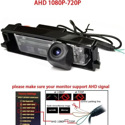 AHD 1080P camera Car Rear View camera reversing for Toyota RAV4 Chery 09 Tiggo3 chery A3 Sedan parking camera Dynamic trajectory