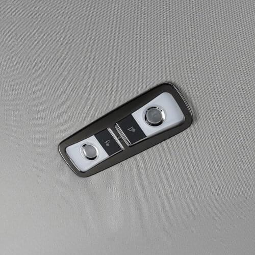 For Honda Accord 10th 2018 2019 Accessories Stainless Steel Car Rear Reading Lampshade Panel Decoration Car Styling 1Pcs