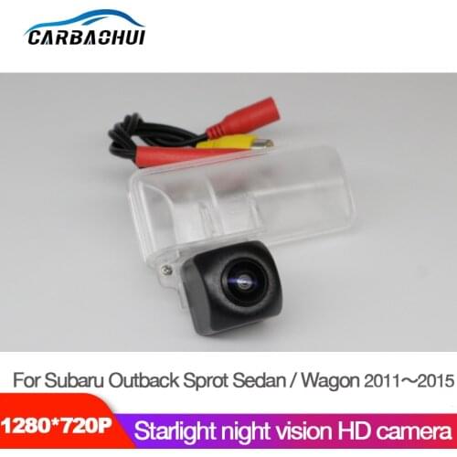 Car Rear View Back Up Reverse Parking Camera For Subaru Outback Sprot Sedan Wagon 2011～2015 Waterproof high quality CCD full HD