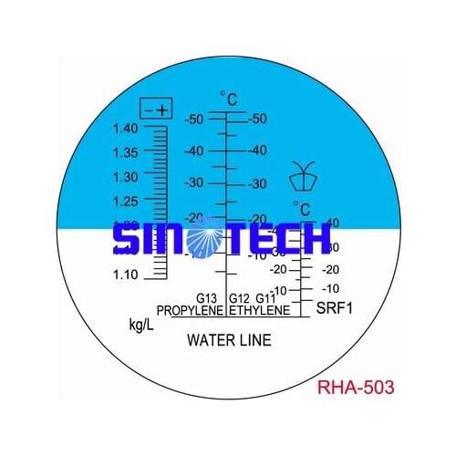 Free shipping best quality CE hand held Coolant Antifreeze glycol Battery Refractometer RHA-503ATC