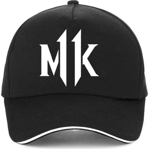 Anime Game Mortal Kombat 11 Printed Baseball Cap Men women Casual Fashion Harajuku Adjustable Snapback Hats Unisex Dad hat