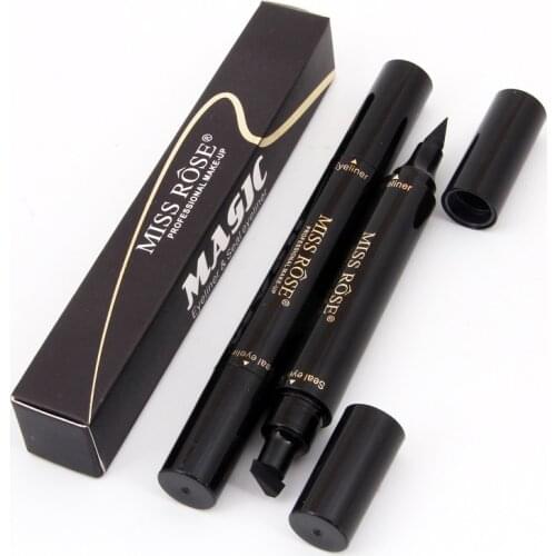 2Style Brand Makeup Liquid Eyeliner Pencil Quick Dry Waterproof Eye Liner Black Color With Stamp Eyes Liners Marker Pen Eyeliner