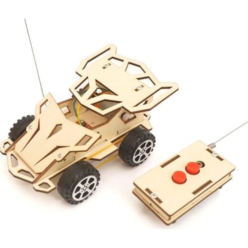 Kids DIY Wireless RC Racing Car Model Scientific Experiment Kit Educational Toys Curiosity Technology Educational Toy Gift