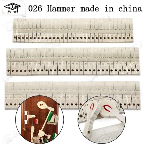 Piano hammer 026 domestic hammer felt made in china domestic white wood piano fittings with red heart piano accessories