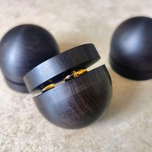 HIFI Audio Hemisphere Column Ball Speaker Amplifier Shock Absorber Feet Pad Vibration Stands Ebony Anti-shock Self-adhesive 43m