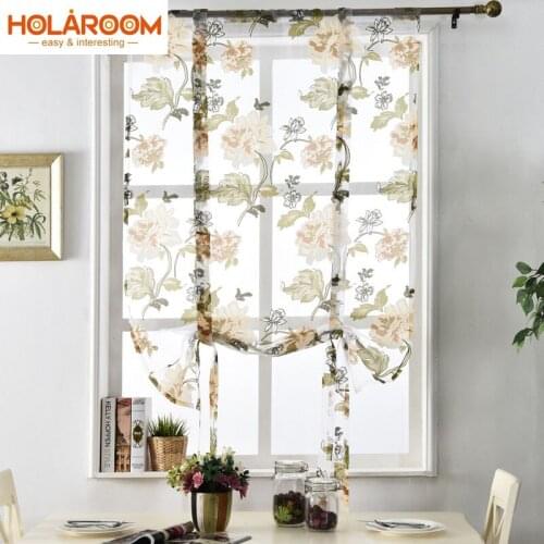 HOLAROOM Roman Blinds On The Windows