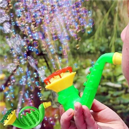 Water Blowing Toys Bubble Gun Soap Bubble Blower Outdoor Kids Child Toys For Under 14 years old