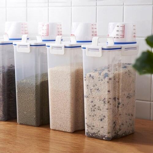 Pet Dog Cat Food Storage Bucket Dispenser Large Capacity Tank Moisture Proof Anti Oxidation Animal Feeder Box Sealed Container