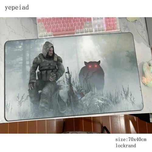 Stalker mousepad gamer High-end 70x40cm gaming mouse pad large locrkand notebook pc accessories laptop padmouse ergonomic mat