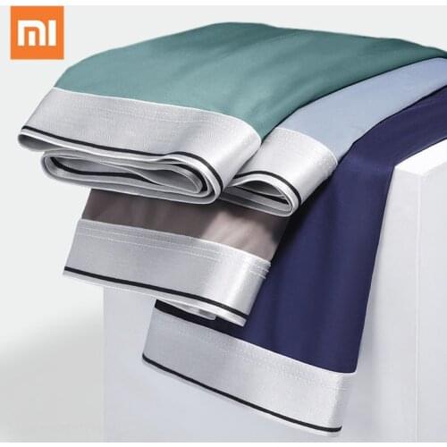 3pcs Xiaomi Mens Panties Male Ice silk Seamless Underpants Man Pack Shorts Boxers Large Size Antibacterial Boxer Underwear