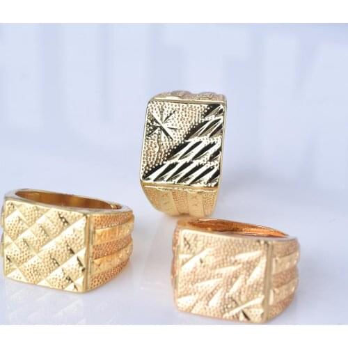 MENGYI Hot Sale Mens Minimalist Gold Ring Adjustable Size Frosted Ring For Anniversary Gift Party Jewelry Multiple Options