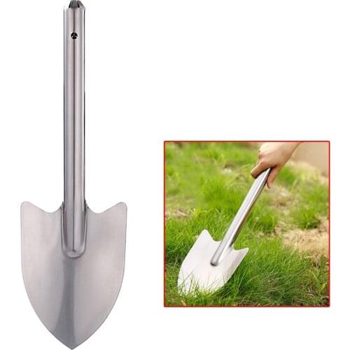 Stainless Steel Garden Shovel High Quality Durable Outdoor Explore Camping Spade Emergency Survival Hand Tools new