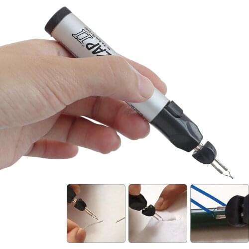 Thread Zap II 2 Thread Burner Welding Wax Pen Welding Crayons for Jewelry Mould Wax Hot Stitching Pen Stamping Wax Burning Pen