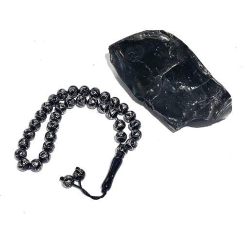 OLTU STONE SPHERE CUT PİRAMİD MODEL TESPİH