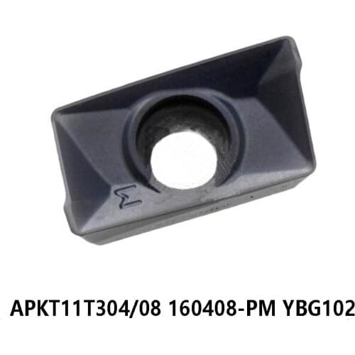 Original APKT11T304-PM APKT11T308-PM APKT160408-PM YBG102 APKT 11T304 11T308 160408 Milling Cutter Carbide Inserts CNC