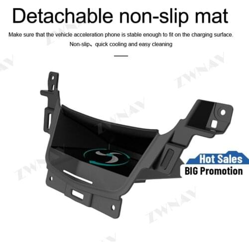 QI car Infrared wireless charger For Cadillac XT5 2017-2019 Infrared Fast Wireless Charging Car Phone Holder for iphone/Samsung