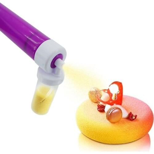Cake Coloring Duster Manual Cake Airbrush Pump Cake Decorating Tool Baking Tool Gift for Dessert Lover Kitchen Accessories