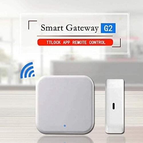 Hot Bluetooth Wifi Gateway Fingerprint Password Smart Electronic Door Lock Home Bridge Ttlock App Control Gateway Hub
