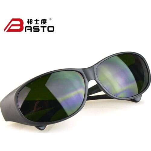 Welding Glasses Labor Insurance Bh002 Can Wear Myopia Glasses Gas Welding Glasses Dark Green Film Welding Glasses