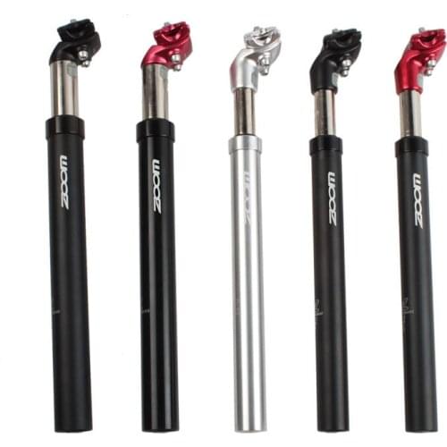 ZOOM Suspension Bicycle Seatpost 27.2/28.6/30.0/30.8/31.6/33.9*350MM Seat Post Aluminium Bike Shock Absorption Damping Seat Tube
