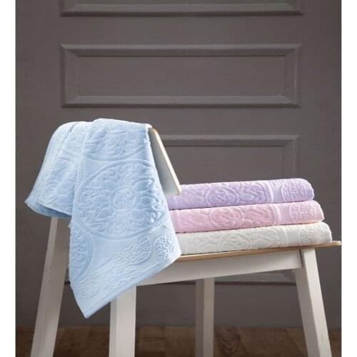 High quality MIRA velvet jacquard face towel hand towel hair towel bath towel set of 6 pieces 50x90 size towels FREE SHİPPİNG
