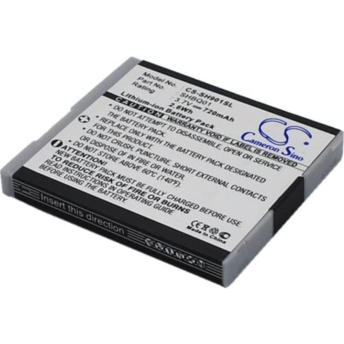 Cameron Sino Mobile SmartPhone Replacement Li-ion Battery 720mAh For SHBQ01 Verizon SH05, SH901iS, SH902 Free Tools