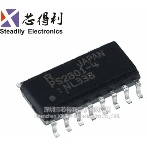 10pcs/lot PS2801-4 Original Sop-16 Brand New PS2801C-4-F3-A