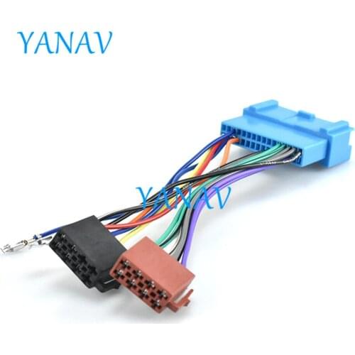 12-041 Wire Harness Adaptor ISO RADIO ADAPTER CABLE FOR-GENERAL MOTORS 1992+Car Stereo Radio ISO Standard Connector Adapter