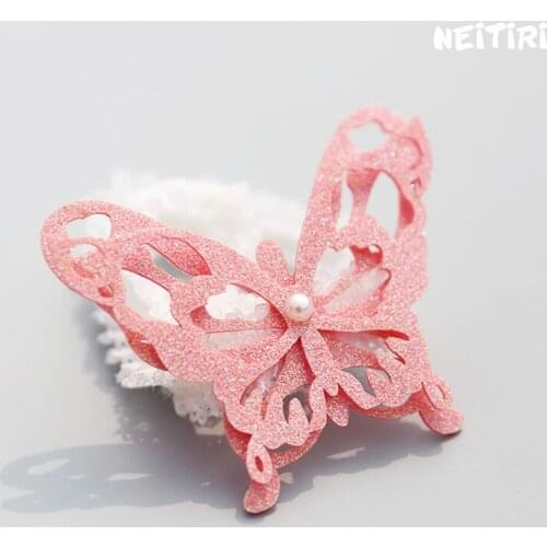 2pcs/set Butterfly hair band hair clip baby hair accessories childrens headdress gifts cute creative baby hair accessories