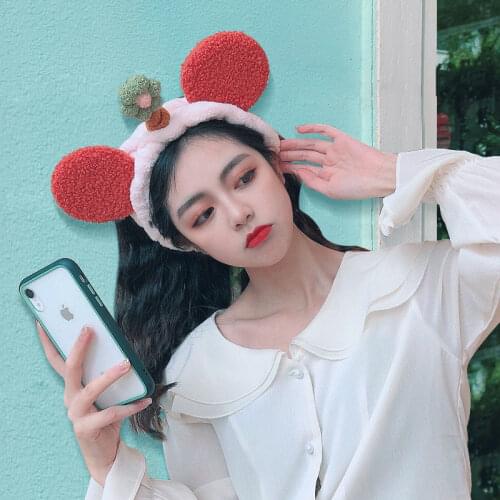 2021 Cute Makeup Face Wash Turban Headband Women Girls Washing Hair Head Bands Accessories Make Up Hairband Headdress Scrunchie