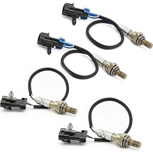 4Pcs Oxygen Sensor 234-4012, 234-4018 Upstream and Downstream Sensor for 1996-1998 chevy GMC C/F