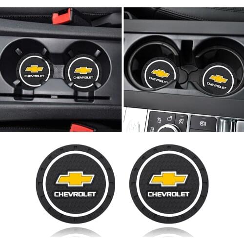 Car Water Cup Anti-Slip Pad Bottle Holder Mat Car Styling for Chevrolet Captiva 2007-2010-2015 Accessories Car Styling Coaster
