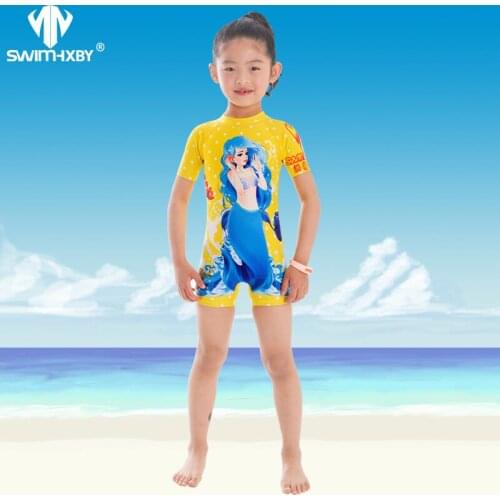 Kids Professional Competition Girls Racing Swimwear One Piece Athletic Training Swimsuit Children Sports Swimming BathingSuit