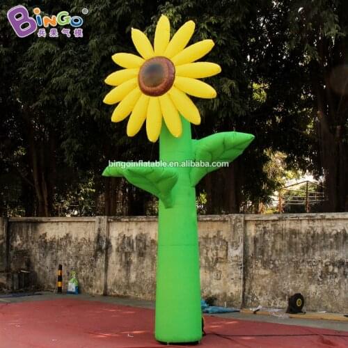 Customized 5 Meters Height Decor Party Large Inflatable Sunflower for Display Toys BG-Z0178