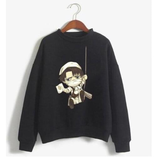 Men Women Kawaii Clothes Attack on Titan Hoodies Casual Harajuku Anime Printing Fashiom Hooded Streetswear Sweatshirt Unisex