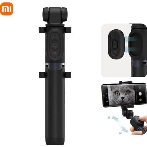 Original Xiaomi Bluetooth Backlet Selfie Stick Tripod Portable Tripod Remote Foldable Phone Bracket 360 Rotatable Extendable