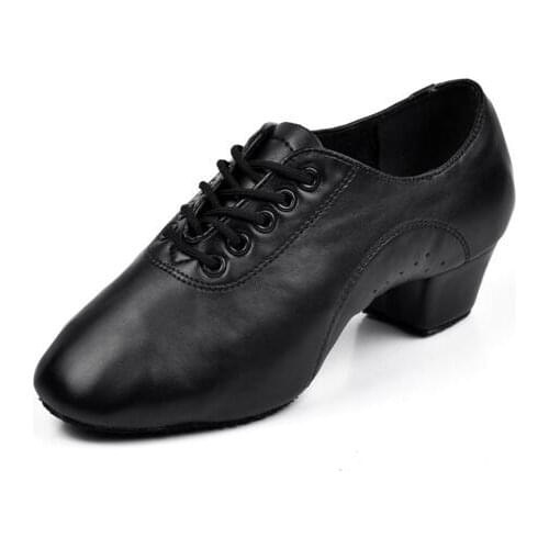 Discount New Brand Man Latin/Ballroom/Tango Dancing Shoes Lace-up PU Breathable Children And Adults