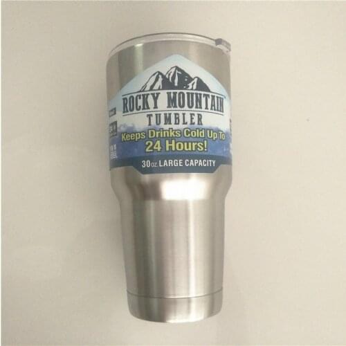 Stainless Steel Travel Tumbler Cup - 30 oz Double Wall Vacuum Insulated Drinking Thermal Mug w/ Slider Lid(00389)