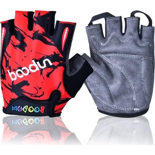 NEW Sport Child Car Partten Riding MTB Cycling Gloves Half Finger Bike Skiing Short Gloves Breathable Summer Kids Bicycle Gloves