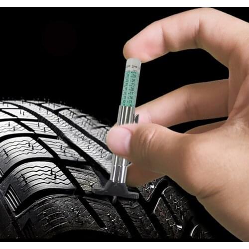 25mm Car Tyre Measure Pen Universal Auto Color Coded Digital Monitoring Tire Tread Pattern Depth Thickness Detection Gauge Meter