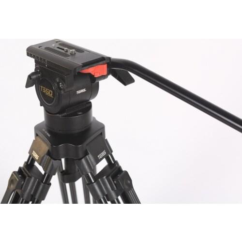 TERIS TS50AL TRIX TX-V5T Camera Tripod Kit with Fluid Head Load 5KG DSLR VIDEO Tripod