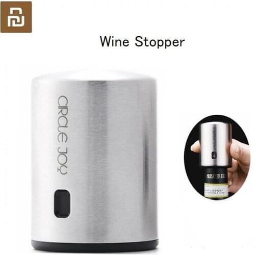 Youpin circle Smart Wine Stopper Stainless Steel Vacuum Memory Wine Stopper Electric Stopper Wine Corks chain brand-Circle Joy