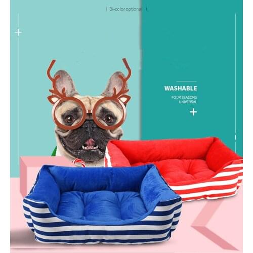 Four Seasons Dog Beds Sofa Kennel For Small Medium Large Dog Soft Nest House Golden Retriever Labrador Warm Cat Litter Bed Mats