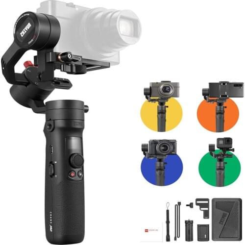Zhiyun Mini Dual Grip, Transmount Single Handle Grip L Bracket Rig 1/4 Screw Connector for Zhiyun Crane Series DJI Ronin-S