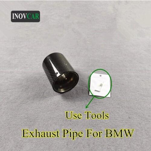 1 Piece M Performance Exhaust Tail Pipe With Tools For BMW F90 M5 Blue Stainless Steel Muffler Car Rear Exhausts System