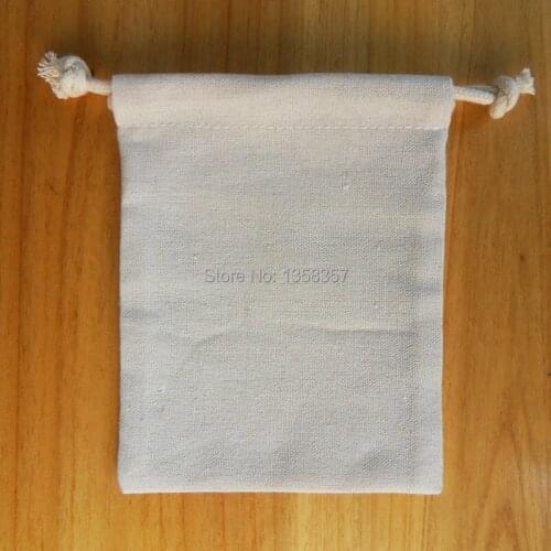 100pcs/lot)High quality jute/linen/flax drawstring jewerly bag for accessory/herb,Size can be customized,many colorswholesale