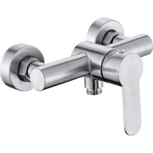 304 Stainless Steel Bathroom Basin Bathtub Shower Mixer Faucet With Handle Shower Tap Bathtub Faucet Set